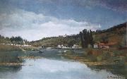 Camille Pissarro The Marne at Chennevieres USA oil painting artist